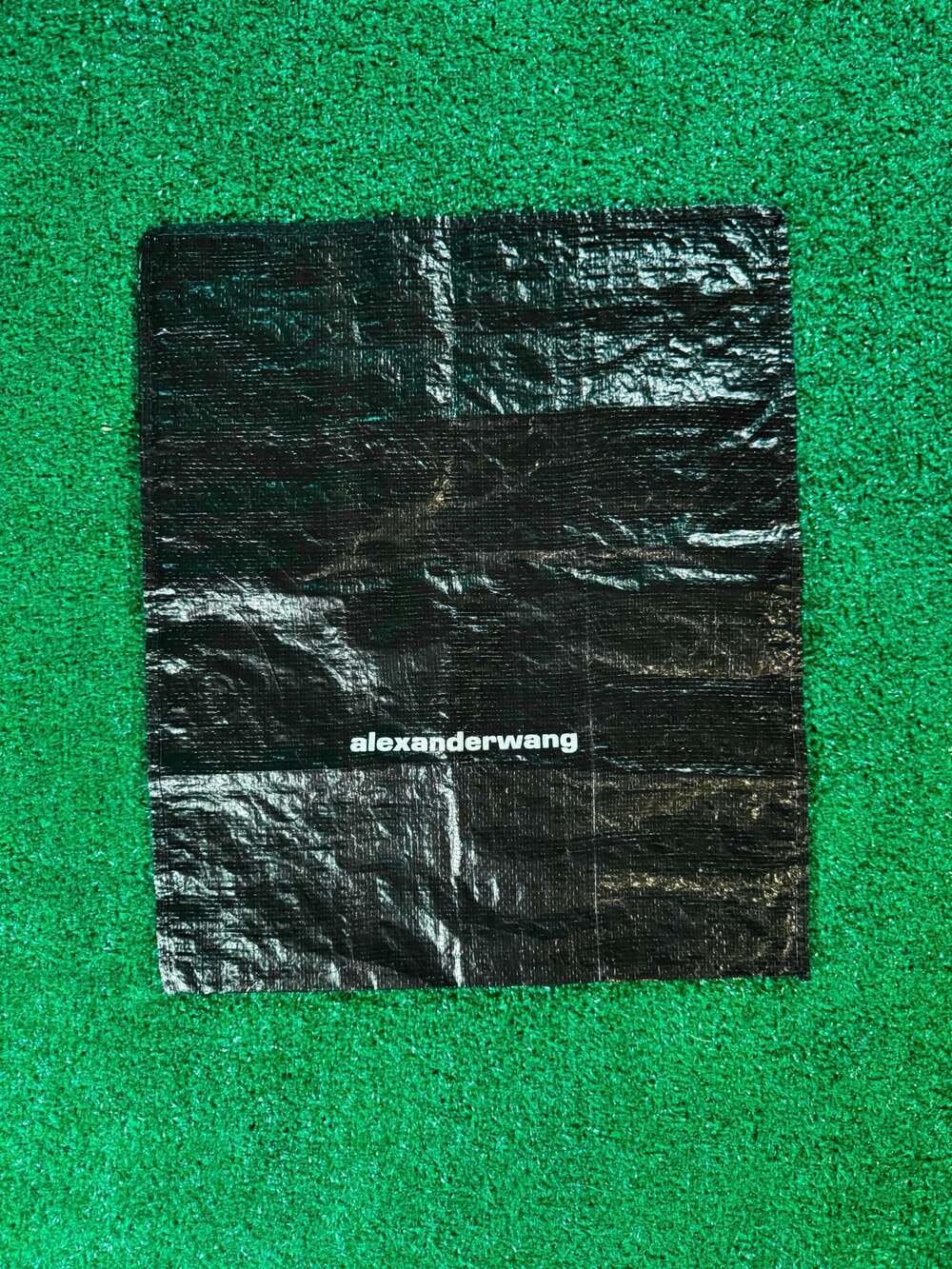 Alexander Wang Black Woven Shopping Tote Bag
